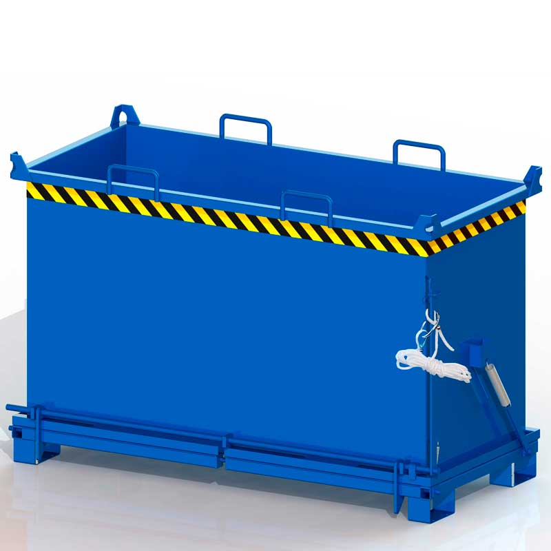 Benne à fond ouvrant 500l 750l 1000l_1