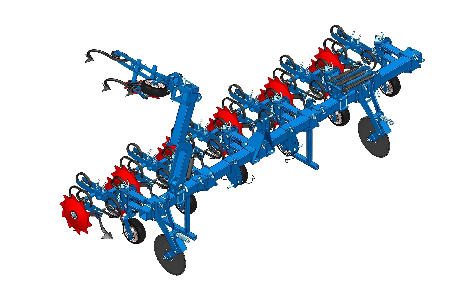 Machine agricole Econet pour cultures à inter-rang fixe
