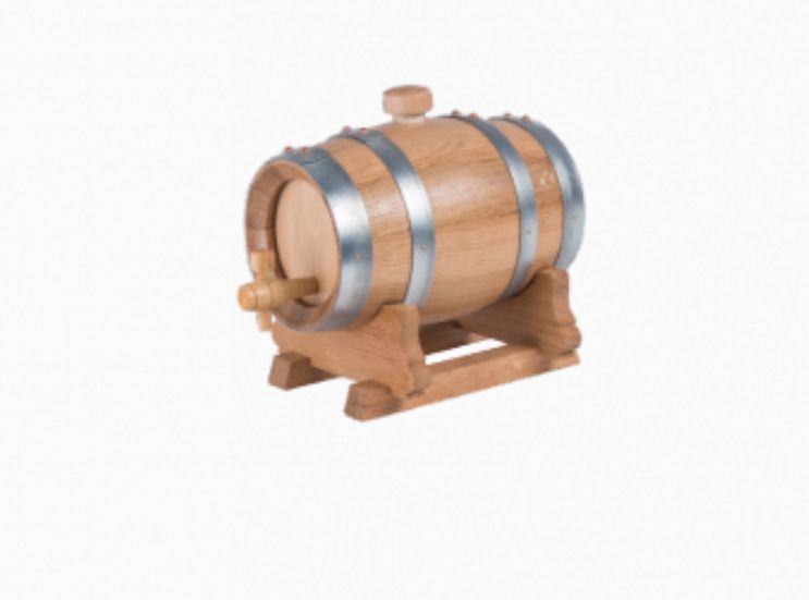 F01gc petit fût chêne 1l - tonneaux en bois - allary - diamètre bouge : 13 cm_1