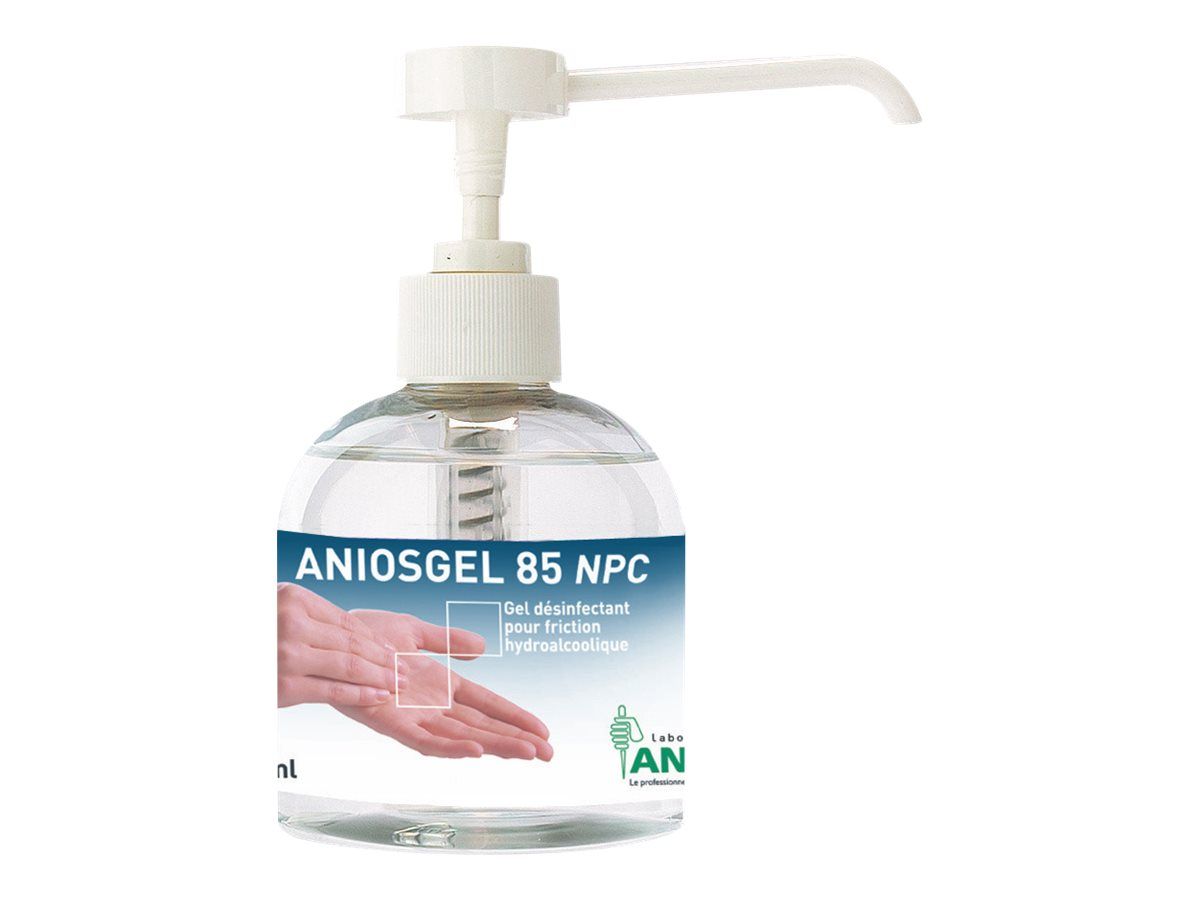 Gel hydroalcoolique Aniosgel 85 NPC - Désinfectant hypoallergénique pour les mains - Flacon pompe 300 ml - Réf. 79346090_1
