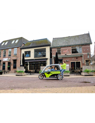 GoCab Vélo taxi électrique pour le transport de huit enfants - sécurité, confort et assistance électrique_1