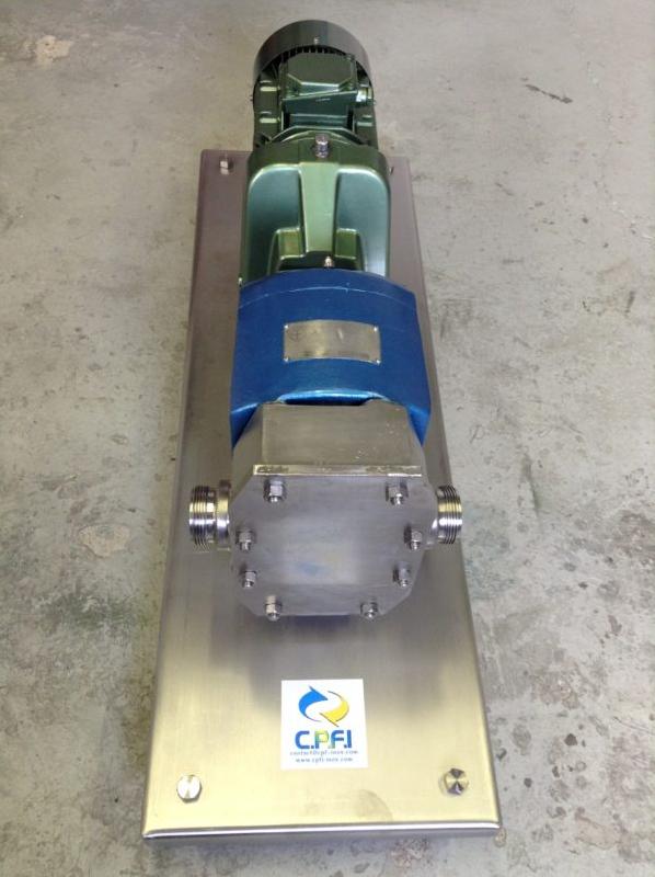 Pompe à lobes Crepaco - 1410 tr/mn - 2.2 kW - Rotor excentré & Lobe_1