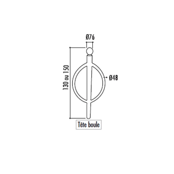 Support cycles Ovalie Boule_1