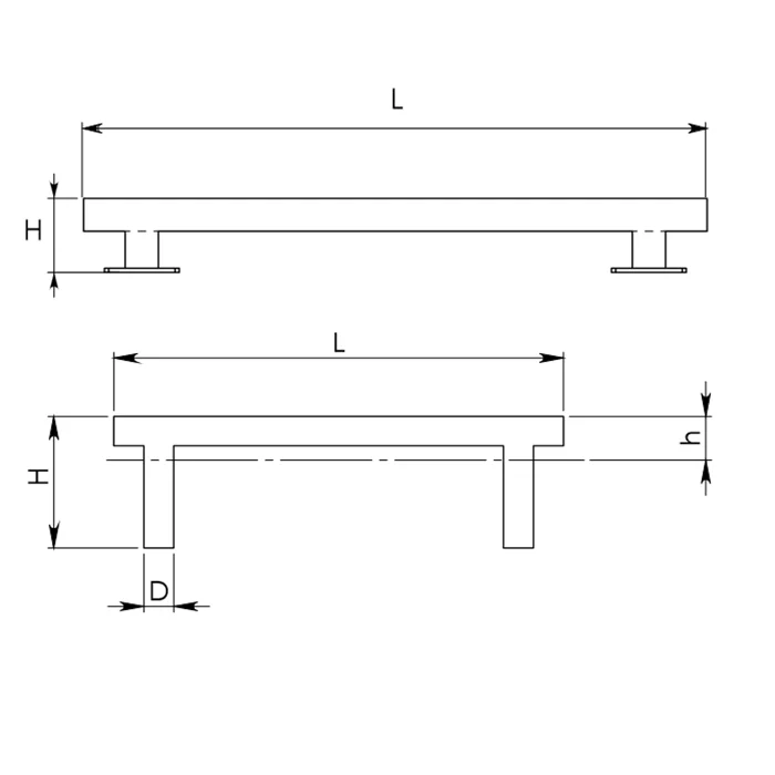 Chasse roues butoir 80 x 80 acier_1
