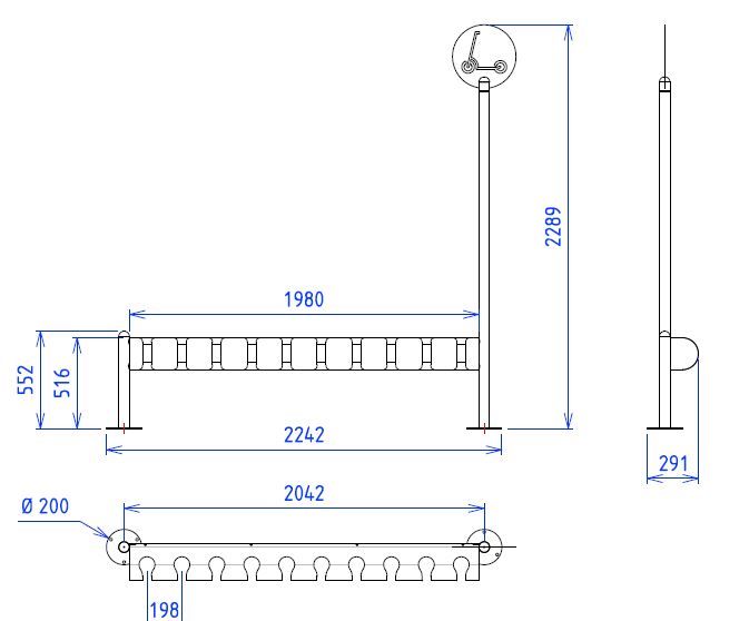 Trotfix - range trottinette - velo galaxie - fixation par résine chimique_1
