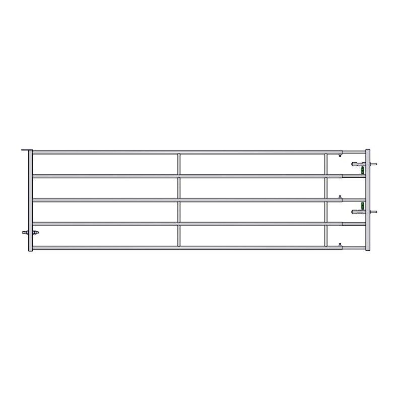 Barrière d'herbage autolock 4-5 mètres pour chevaux et petit bétail - jourdain_1