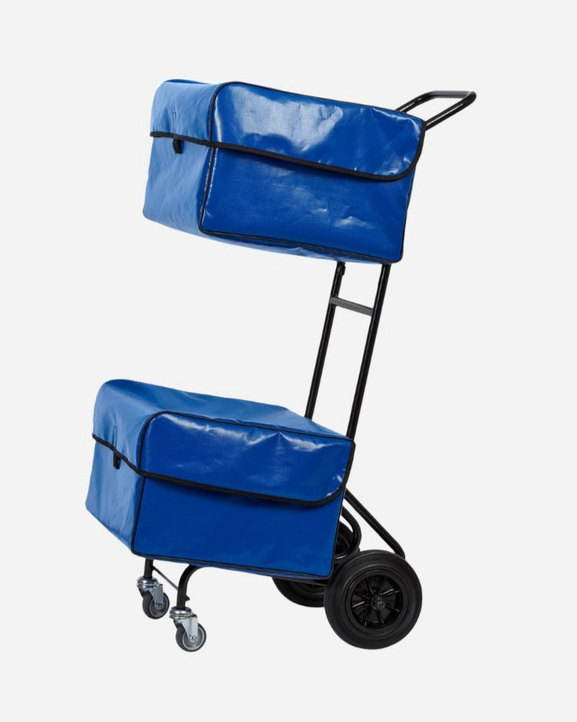 Chariot courrier 2 paniers - Référence : TR152R/2GPA - charge utile 80kg - dimensions 500x510x1000mm_1