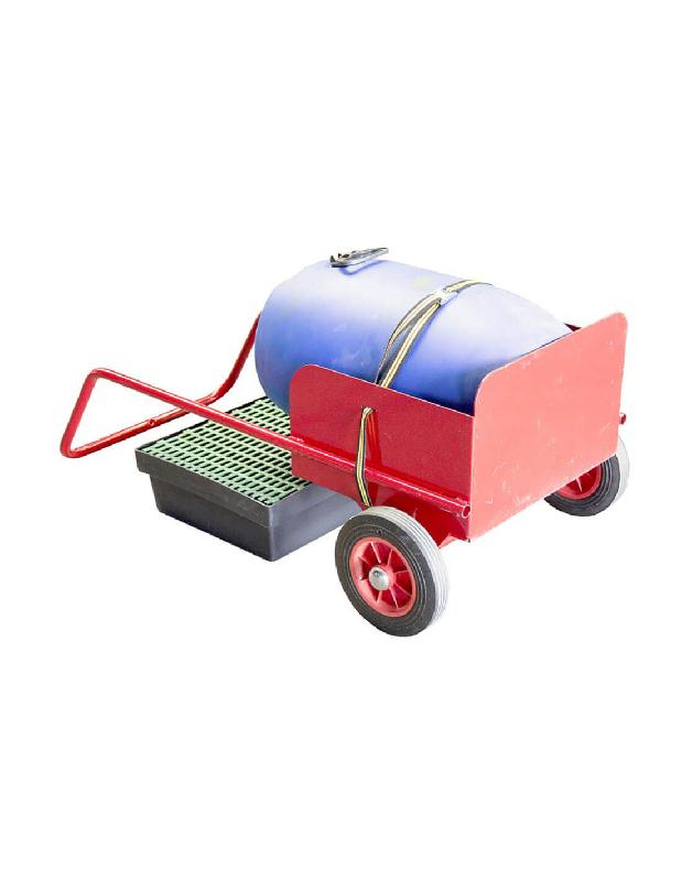 Diable transvaseur de fût 60 à 120 L - Roues increvables_1