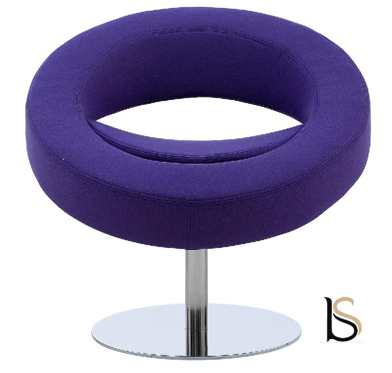 Siège Design en tissu Hello - Softline - Feld Mauve 581_2