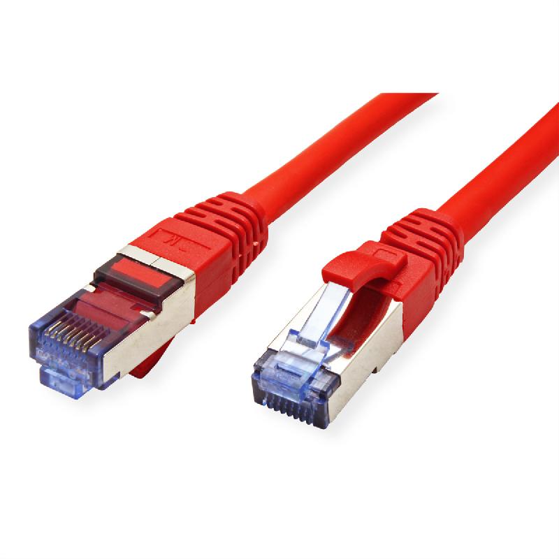 Cordon VALUE Cat.6A (Classe EA) / 10 Gigabit S/FTP, LSOH, rouge, 0,3 m_1