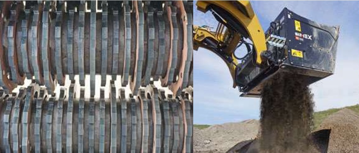 Godet cribleur - Compacte et maniable, même dans les environnements urbains - Simex VS 2000 - pour mini-chargeuse et chargeuse compacte_1