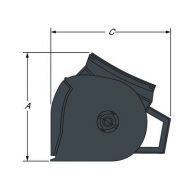 Mb250sd bt godet mélangeur à béton - bobcat - 330 l_1