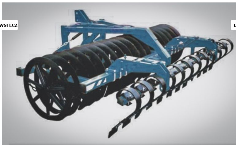 Équipement agricole avec disque fonte Campbell Ø 700 mm