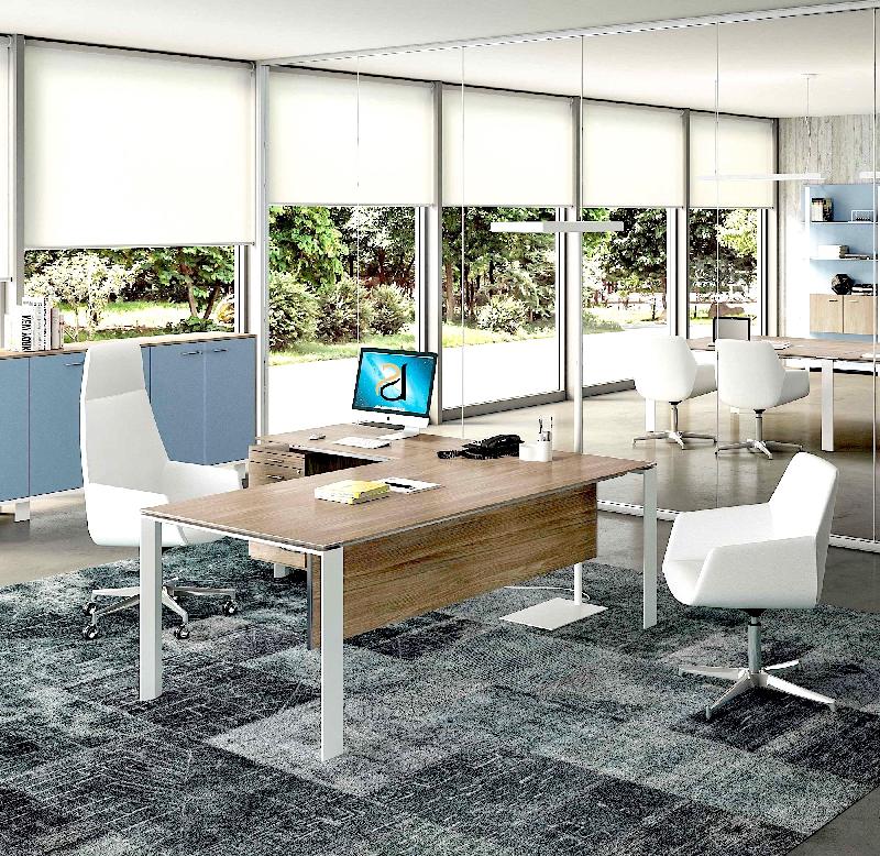 Bureau de direction X7 avec retour et caisson - Officity - 210, Orme, Gauche, Oui_0
