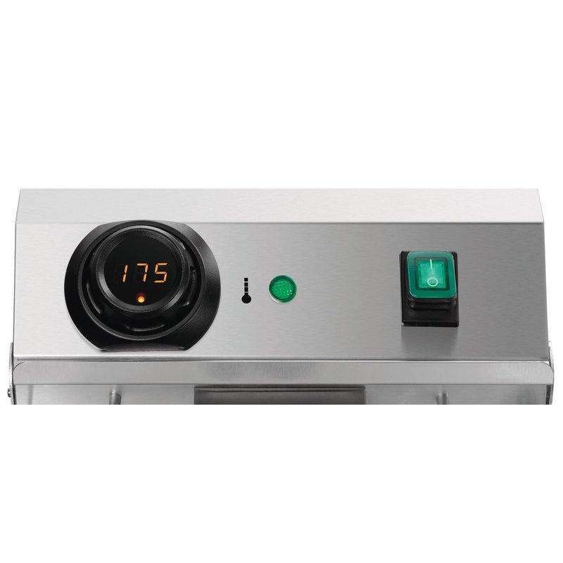Friteuse électrique MDI SNACK IV Plus - 2 cuves - 2 x 9 L - Afficheur numérique - Vidange | Bartscher_1