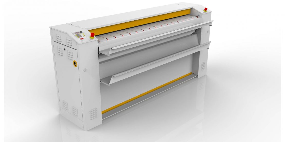 G18.35 - Sécheuse-repasseuse GMP SRL - Cylindre 1800 x Ø325 mm - Performances supérieures pour tissus délicats_1