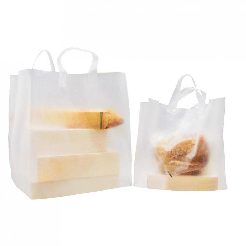 Sac traiteur plastique - fond cartonné 37x34x40cm - par 20 - très résistant - transparent_1