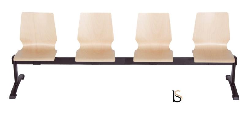 Sièges sur poutre assises bois Desk. - 4 places_1