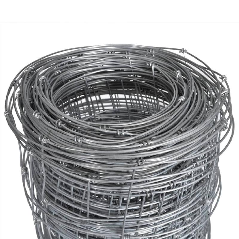 Vidaxl clôture de jardin acier galvanisé 50x1 m argenté 149498_1