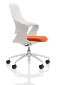 Coza - Fauteuil de bureau design par Martin Ballendat - Boss Design - blanc pur_1