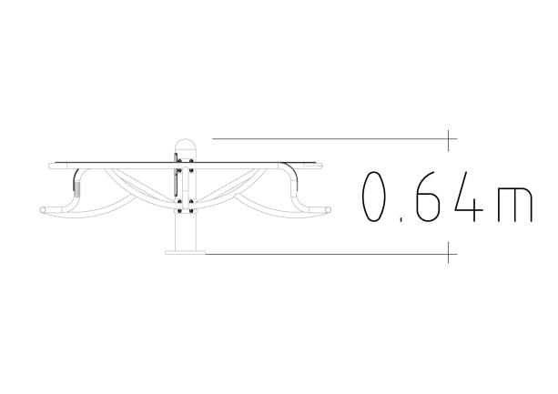 Équipement de fitness extérieur - Gym Double Sit Up - 8039062 - Hags - Station de renforcement musculaire pour abdominaux_1