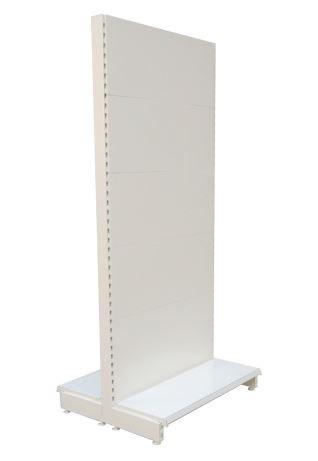 Gondole Centrale Haute - Hauteur 2200 - Longueurs 1000 ou 1330 - Profondeurs 300, 400 ou 500 - Coloris Blanc Ral 9001 - Normes TUV_1