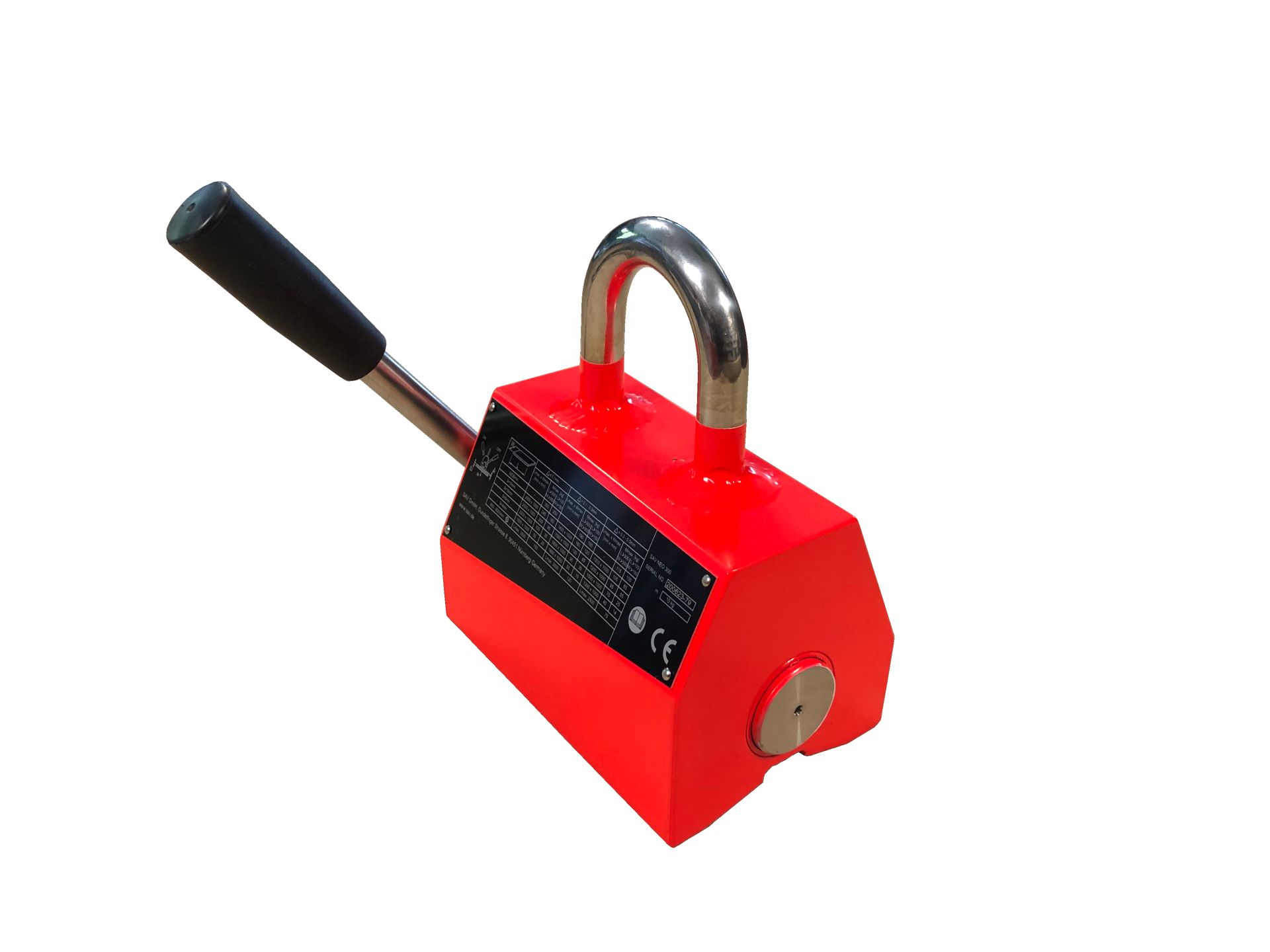 Porteur magnétique à aimants permanents - levage de charges plates ou rondes - activation manuelle_1