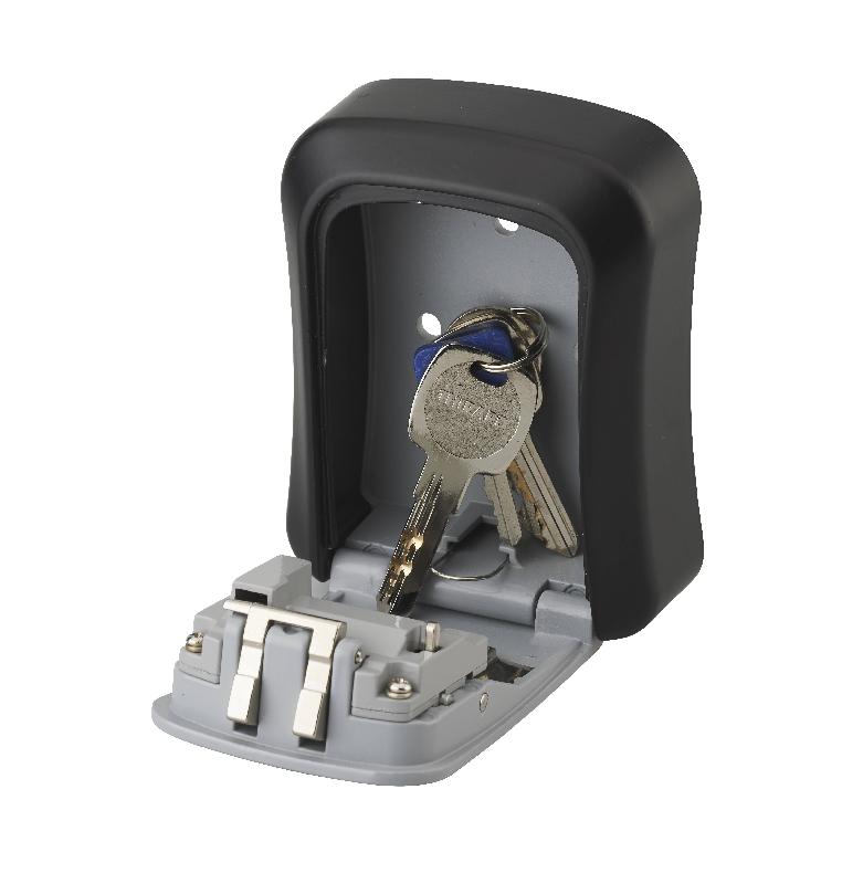 Boîte à clé murale à combinaison - Alliage moulé - 4 viroles - THIRARD - Noir - Réf. 00071029_1