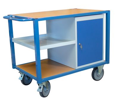 Dessertes d'atelier - Établi mobile robuste en acier mécano-soudé - Fabrication française_1