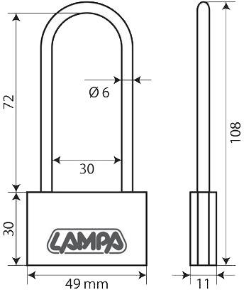 LAMPA - Cadenas anse haute 50mm - SYNCHRO DIFFUSION 936185_1
