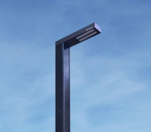 Lampadaire urbain solaire SUN BOULEVARD XL - LED - 5000 lm - acier galvanisé - hauteur 5.46 m_0