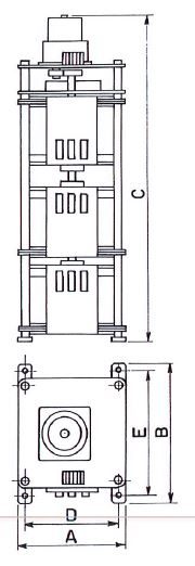 Autotransformateur variable triphasé motorisé_1
