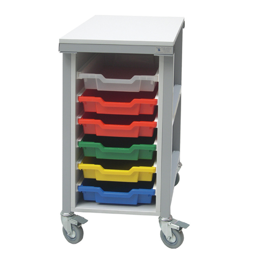 Desserte Rangetout 1 colonne (Vide) - Réf RTV 6010 - BIOLAB - 6 niveaux de glissières pour bacs F1, F2, F3_1