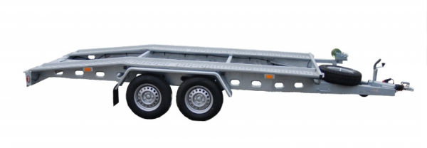 Remorque porte voiture-plateau - 4,00 X 2,00 M - 2700 KG - GALA TAURUS 4027_1