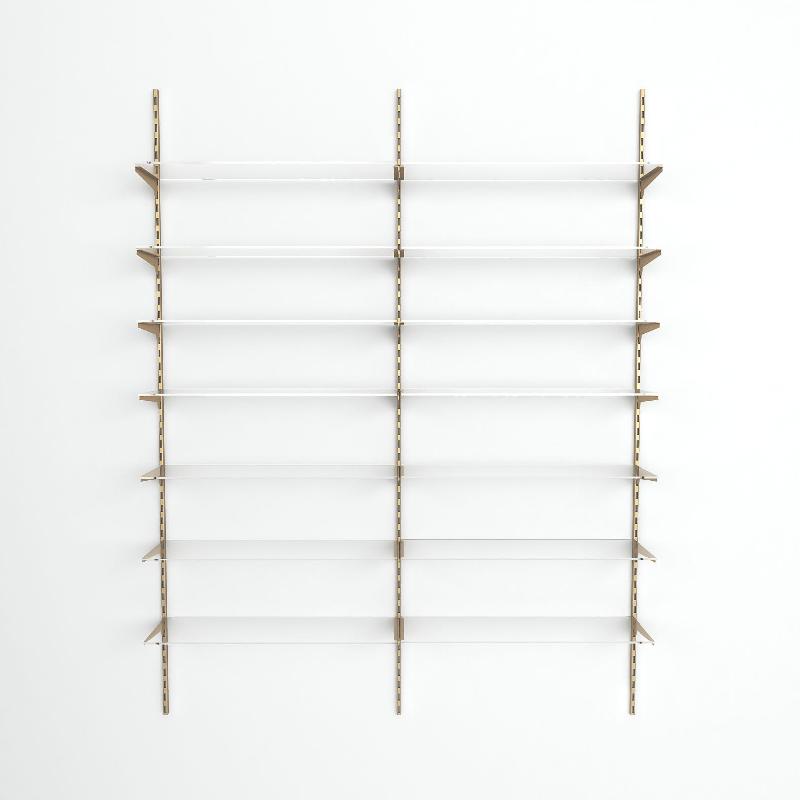 Élément suivant Cremagold 7 tablettes verre L90xH240cm_1