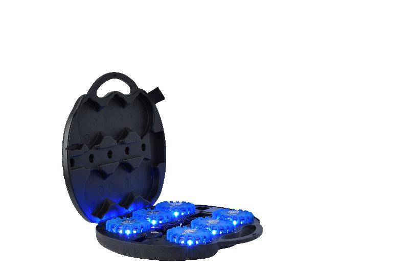 Balise lumineuse SPIRALED - Mallette - Aimantée, résistante, 8 programmes, rechargeable ou à piles_1