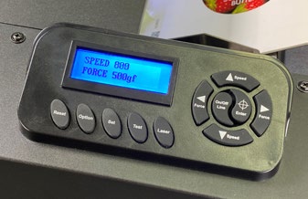 Découpeuse d'étiquettes en planche - Vitesse de découpe jusqu'à 800 mm/s -Morgana LC330_1