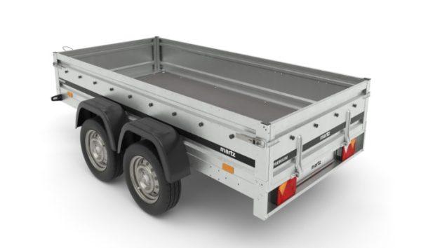 Remorque bagagère non freinée - 2,64 X 1,26 M - MARTZ PREMIUM 264/2_1