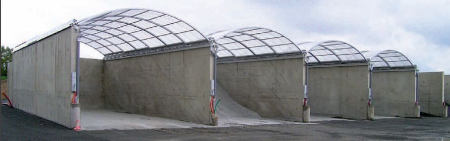 Toiture téléscopique ou fixe en alu et polycarbonate pour abris de stockage ouvert delta mobile_2