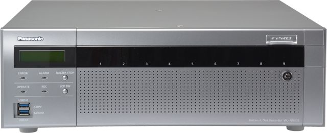 WJ-NX400 - Enregistreur NVR Panasonic - TURBO-RAID, jusqu’à 128 caméras, chiffrement intégral des données_1
