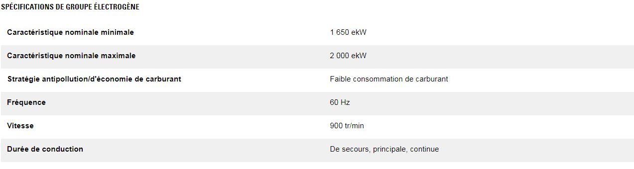 3606 (60 hz) groupes électrogènes industriel diesel - caterpillar - caracteristique nominale min max 1 650 ekw à 2 000 ekw_1
