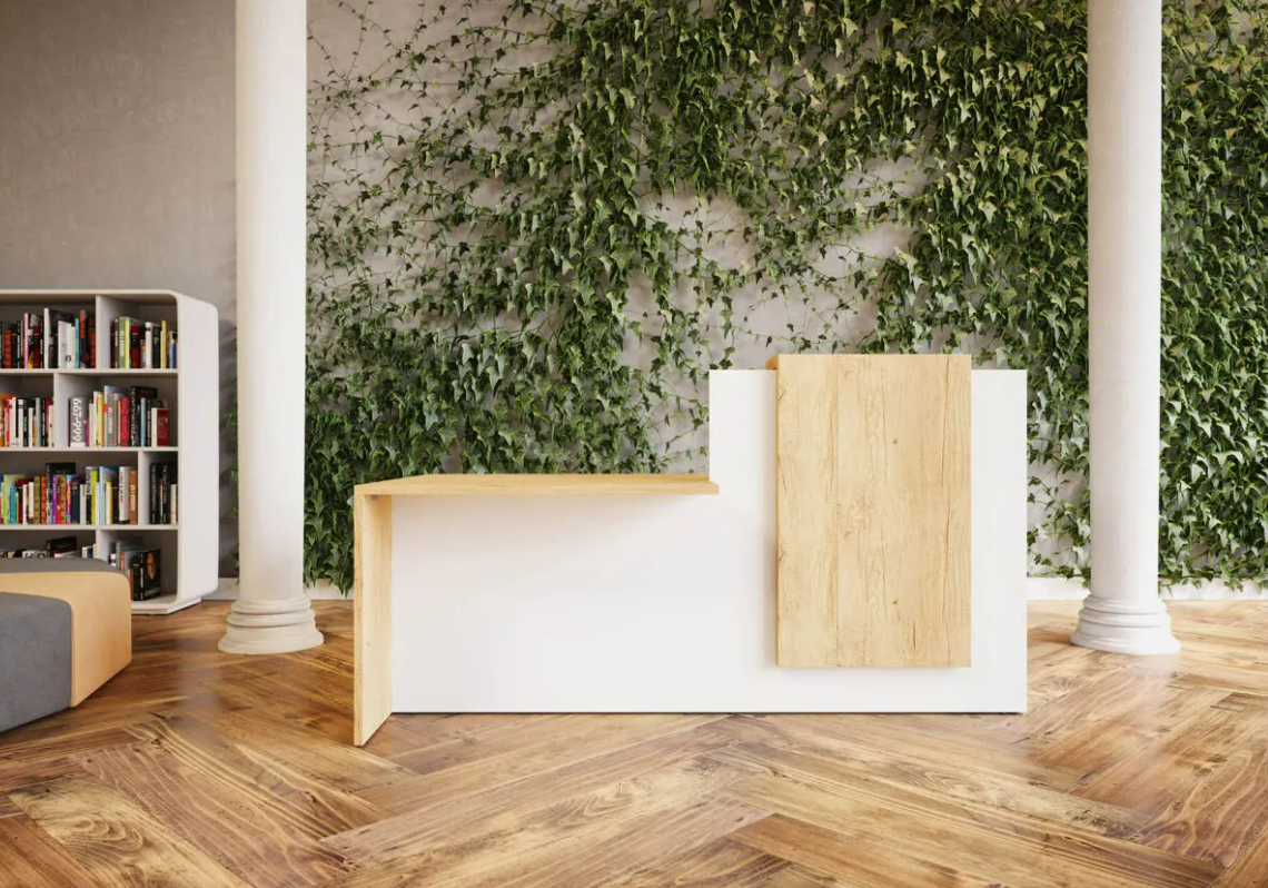 Banque d'accueil moderne et ergonomique pour espaces professionnels_1