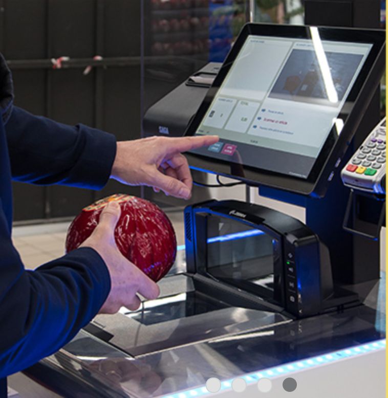 Borne tactile self check out - gestion de petits paniers jusqu'à 10 articles_1