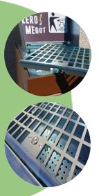 Cendrier sur pied - Collecteur de mégots fixe ou mobile - Capacité de 5000 mégots_1