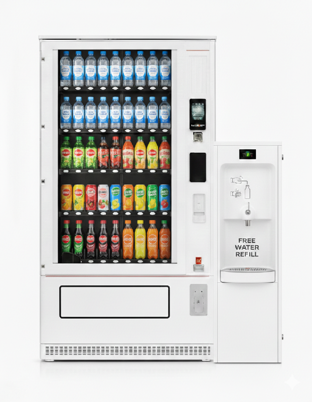 Distributeurs automatiques intelligents de boissons et d'hydratation - Smart Beverage & Hydration Vending_1
