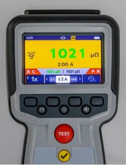 Ohmmètre à faible résistance 2 A robuste et portable - DLRO2X_1