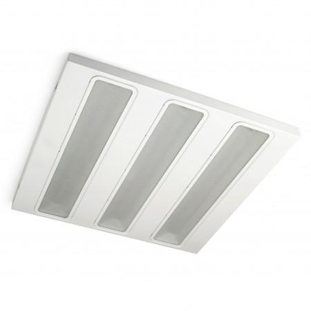 Plafonnier LED encastré MAB - 45W 3939lm - 3000K blanc - IP40 CRI80 UGR19 - 600x600 mm_1