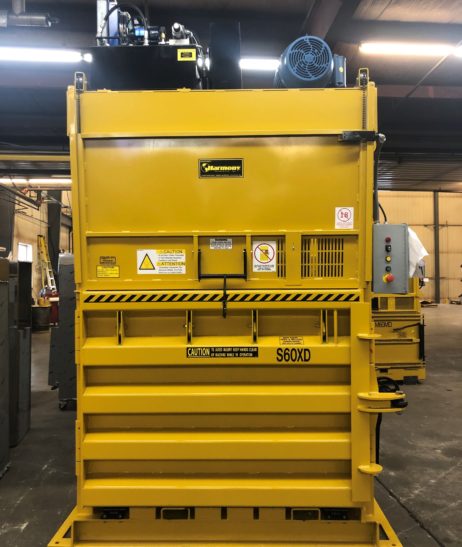 Presse verticale multimatériaux S60XD - chargement automatique pour recyclage, supermarchés, hôtels et sites industriels_1