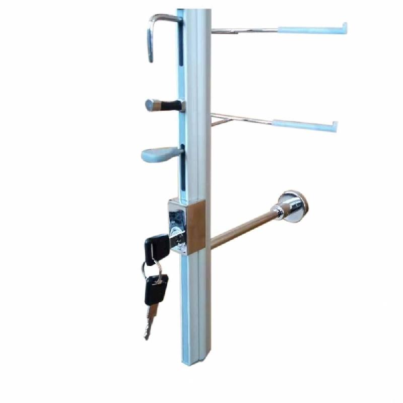 Support lunettes sécurisé colonne murale 14 montures H120.8 cm_1