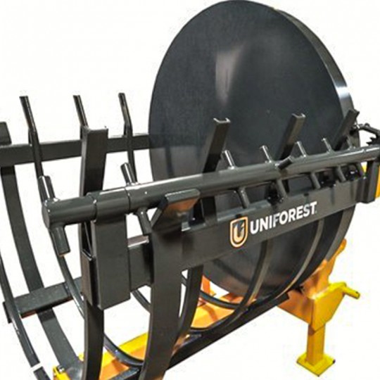 Fagoteuse à bois hydraulique Uniforest Python HF - attelage chargeur EURO et 3-points_1